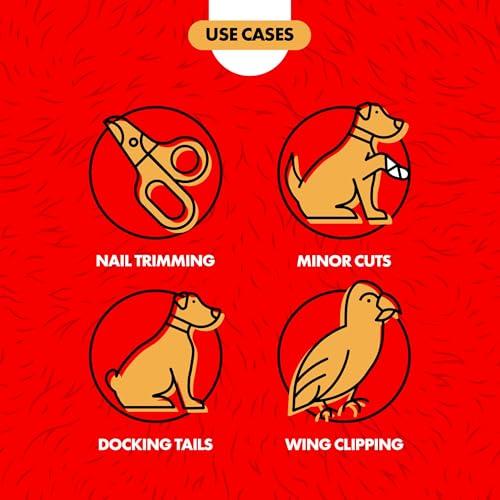 Miracle Care Kwik Stop Styptic Powder for Dogs, Cats and Birds, 0.5 Ounce, Fast Acting Blood Stop Powder with Pain Relievi...