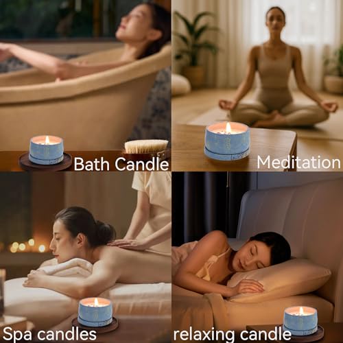Scented Candles Gift Set for Women – 4 Pack Soy Wax Aromatherapy Candles with Essential Oils, Natural Long Lasting Candles...