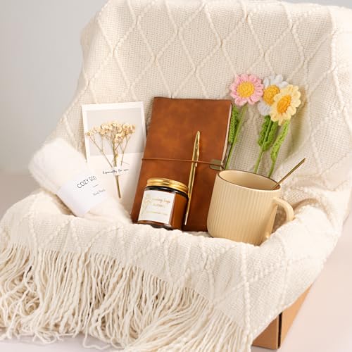Giftissimo Birthday for Women - Get Well Soon Self Care Gift Baskets, Thinking of You Care Package Box for Women Her Mom S...