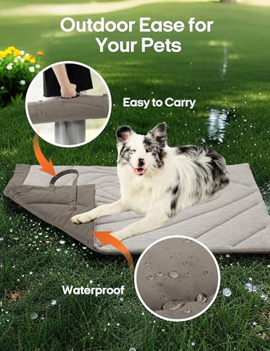 ZonLi Dog Cooling Mat, 20" x 16"Small, Waterproof Cooling Pad for Cats & Rabbits, Portable & Durable Pet Mat for Crate, Tr...