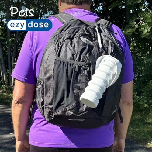 EZY DOSE Collapsible Pet Water Bottle, Portable Dog Water Dispenser for Travel, Leak-Proof, BPA-Free, Foldable Dog Water B...