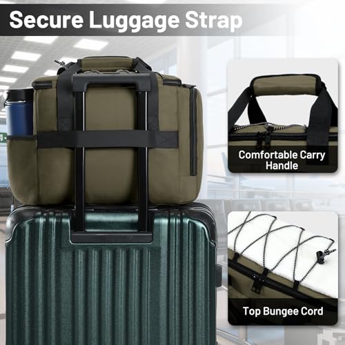 MIER Lunch Box for Men Heavy Duty Insulated Lunch Bag 20 Cans Large Leakproof Soft Cooler Bags with Multiple Pockets for P...