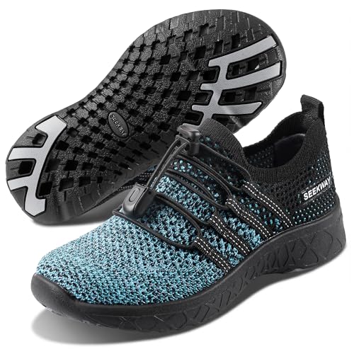SEEKWAY Hiking Water Shoes for Kids and Toddler - Quick Dry Aqua Shoes and Barefoot for Surf Swim Beach Pool Kayak Sport A...