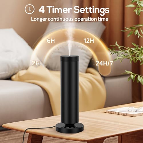 Dakomoda Waterless Diffuser with 108ML Essential Oils, Covers 1500 Sq Ft, Diffusers for Home Hotel, Adjustable Mist & Time...