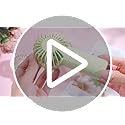 Rossesay 12 Pcs Mini Portable Fan Handheld Battery Operated Portable Small Personal Fans for Summer Beach Indoor Outdoor T...