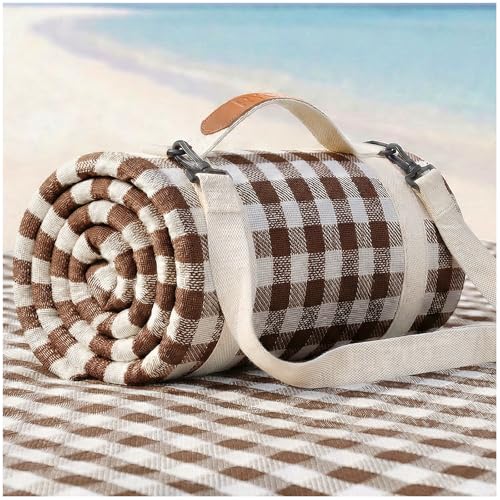 Waterproof Beach Blanket Picnic Outdoor Camp Mat Towel Family Trip Essentials Summer Vacation Must Have Travel Accessories...