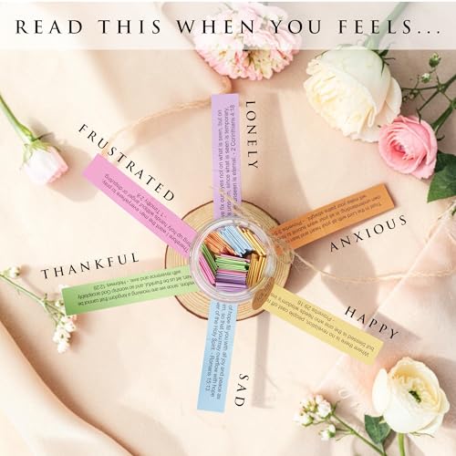 Read This When Bible Verses Jar – Mothers Day Gifts For Mom, Birthday, Christian Gifts for Women, Graduations Gift, Teache...