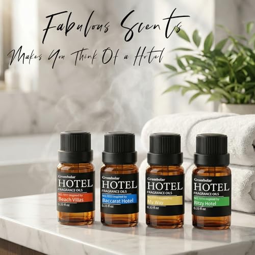 Essential Oils Set-Hotel Collection Diffuser Oil Gift Set,Premium Essential Oil for Diffusers, Home Care, Fragrance, Humid...