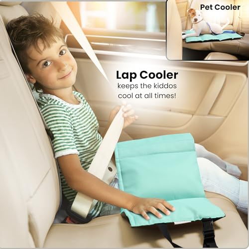 Swanoo Car Seat Cooling Pad, Stroller Cooling Pad with Ice Pack for Babies Toddler and Kids, Sun and Heat Cover Protector ...
