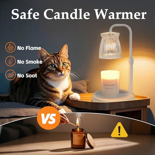 Shering Candle Warmer Lamp with Timer Dimmable, Gift Box, Gifts for Her, Birthday Gifts for Women, House Warming Gift New ...