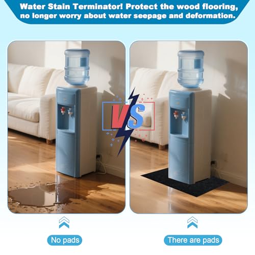 23.6x19.7 Inch Felt Water Cooler Mat,Water Cooler Mat for Hardwood Floor and Countertop Protector, Waterproof Mat for Mini...