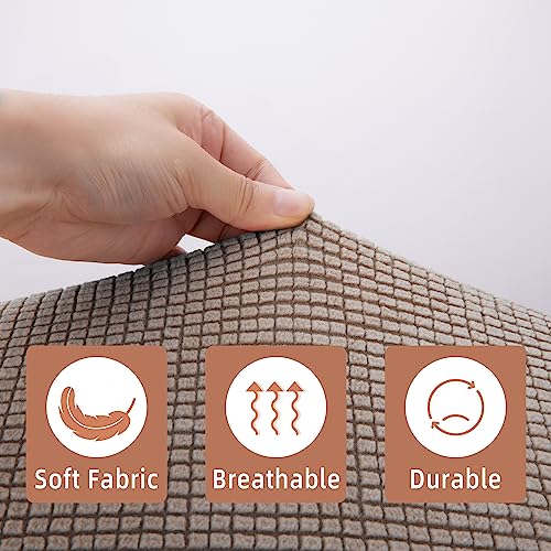 RunNico RV Dinette Cushion Cover-Elastic Camper Cushion Slipcovers-Stretchable Loveseat Sofa Furniture Protector for RV Ca...