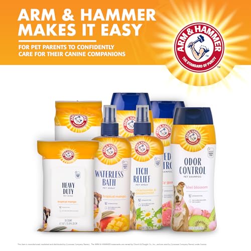 Arm & Hammer for Pets Super Deodorizing Dog Spray with Baking Soda for Odor Control, Freshens Coat Between Baths, pH Balan...
