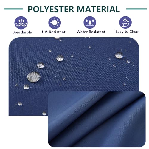 FLYMEI Patio Cushion Covers 24x24x4 Waterproof Outdoor Cushion Cover Replacement 2Packs Outdoor Seat Cushion Slipcover for...