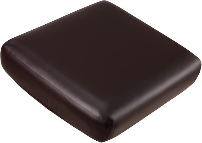 Fuloon Faux Leather Couch Cushion Slipcover, Waterproof Stretch Covers for Sofa, RV Chair Seat Cover, Individual Loveseat ...