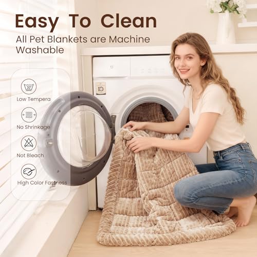 Disayu Couch Cover for Dogs Washable, Non-Slip Pet Couch Covers for Sofa, Fuzzy Dog Couch Cover Blanket, Thick, Soft, Plus...