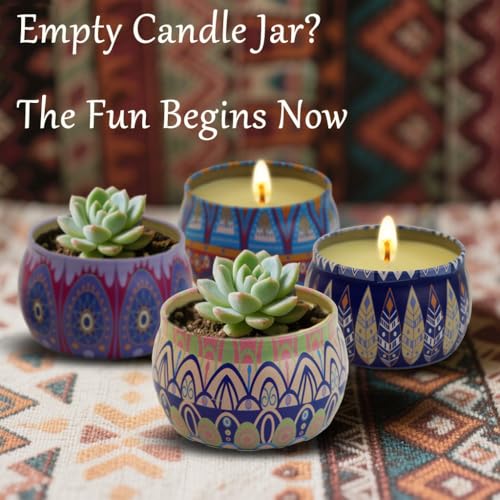 Scented Candles Gift Set for Home - 4 Pack Large 4.4 Oz Soy Wax Candles, Aromatherapy for Relaxation & Stress Relief, Lave...