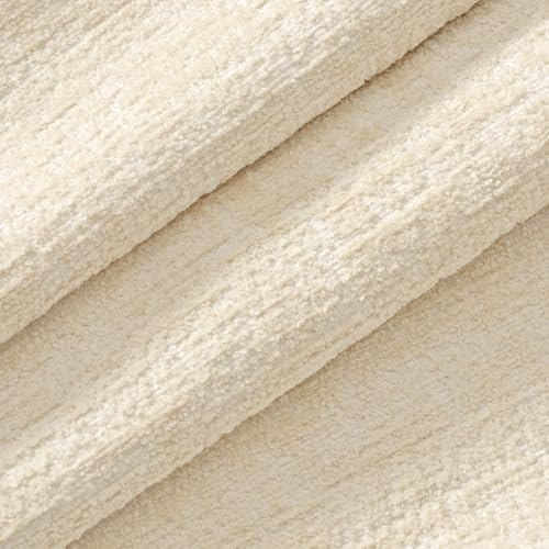 MIULEE Decorative Throw Pillow Covers 20x20 Pack of 2 Beige Couch Pillow Covers Soft Cozy Textured Chenille Pillowcases fo...
