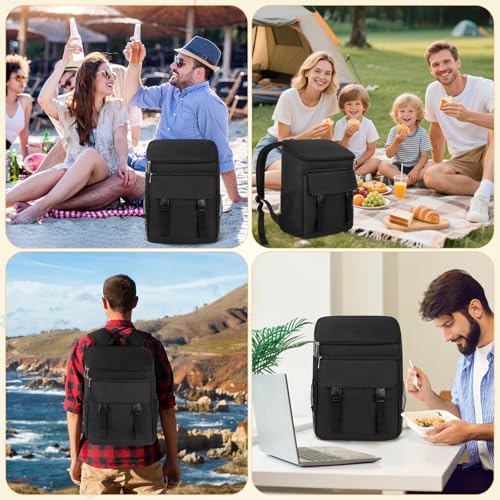 Backpack Cooler, 30 Cans Insulated Lunch Backpack for Men & Women, Portable Leak Proof Cooler Bag for Work Office Picnic B...