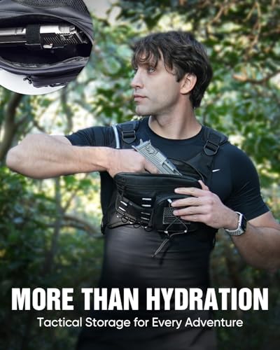 Zelvot Running Vest with 2L Water Bladder, Hydration Backpack, U.S. Design Patent, Lightweight Hydration Pack with Gear Ho...