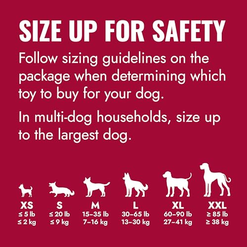 KONG Classic Stuffable Dog Toy - Fetch & Chew Toy for Dogs - Treat-Filling Capabilities & Erratic Bounce for Extended Play...