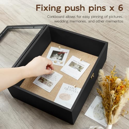 BWODYAY Deep Shadow Box,11x13-inch Shadow Boxes Display Cases, Large Shadow Box Frame, 4-inche Interior Deep Display Case...