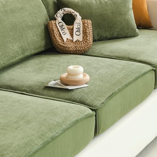 BSTMAI Sofa Slipcovers Stretch Couch Cushion Cover 1pc Corduroy Furniture Protector with Elastic Suitable for Armchair, Lo...