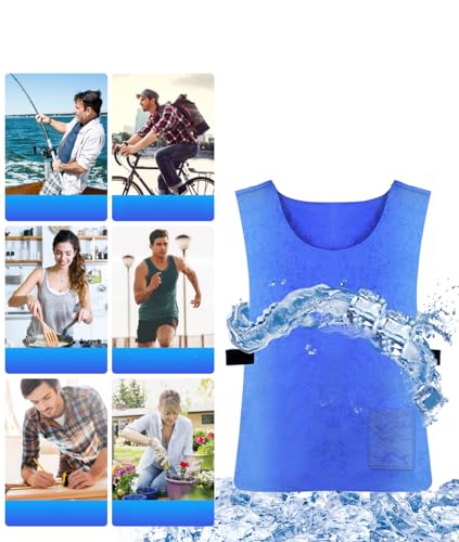 Cooling Vest for Men and Women - Adjustable Cold Vest for Sports, Fishing, Cycling, Running, Motorcycle, Gardening, Cookin...