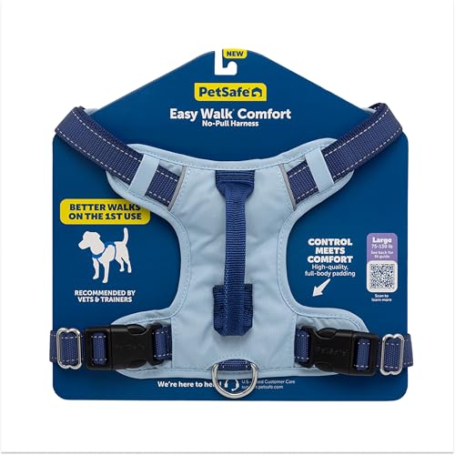 PetSafe Easy Walk Comfort No-Pull Dog Harness - Better Walk Training Harness - Full Body Padded Design - Durable Fabric - ...