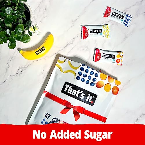 That's it. Mini Fruit Bars Gift Pouch (Variety 36 Count) No Sugar Added, Plant-Based, Vegan & Gluten Free, Paleo, Non GMO,...