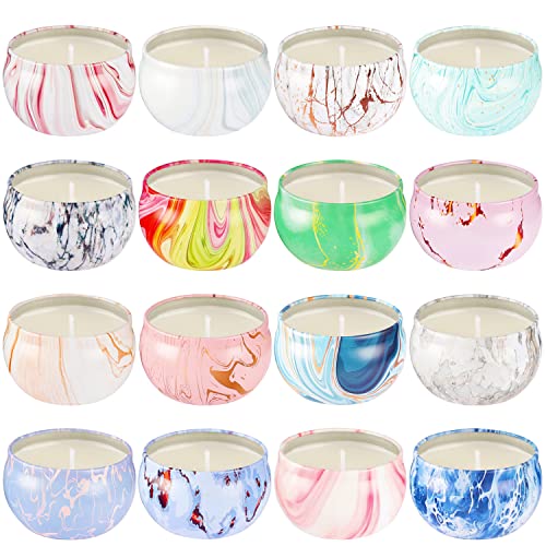16 Packs Fragrance / Aromatherapy Candle Gift Set For Mom | Woman , 2.5oz, For Home Scented Bath Yoga, Natural Soy Wax, Mo...