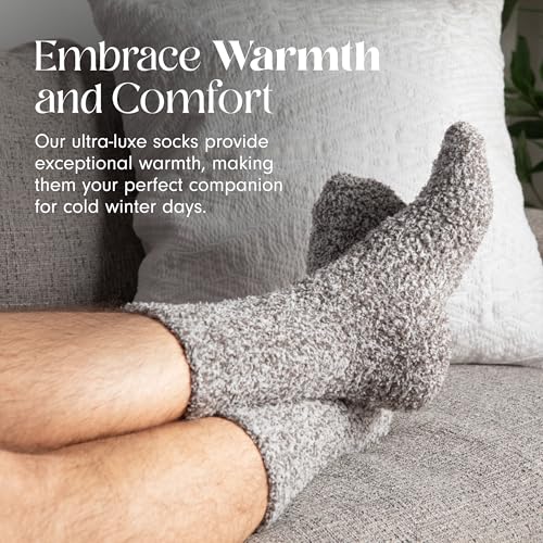 Unboxme Gifts Warm & Cozy Ultra-Luxe Cloud Sock, Easter Gift for Women & Men - Super Soft Luxurious Fabric Sleep Socks