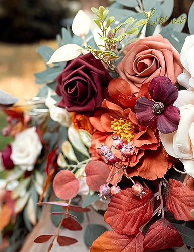Lisuun 9FT Wedding Arch Flower Garland, Handmade Wedding Table Decorations,Head Table Floral Decor for Noble and Charming ...