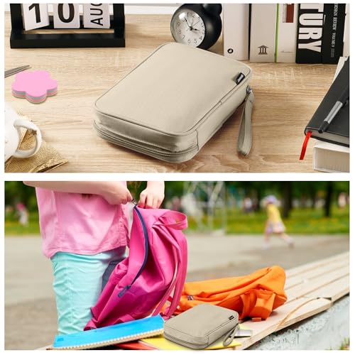 Zannaki Big Capacity Storage Pouch Marker Pen Pencil Case Simple Stationery Bag Box Art Tool & Sketch Storage Boxes for Bu...