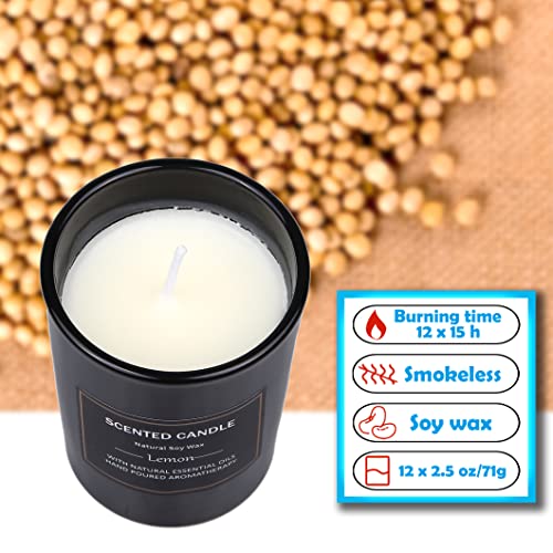 EUPNHY 12pcs 2.5oz Scented Candles Gift Set Soy Wax Decorative Candles for Home.