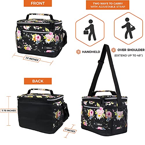 opux Insulated Lunch Box Men Women, Lunch Bag for Work School, Leakproof Soft Cooler Tote Adult, Large Lunch Pail Kids Boy...