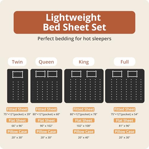Indigo Ink - Queen Size Sheet Set, 4-Piece Boho Medallion Patterned Bedding, Soft & Wrinkle Resistant (Panther Collection,...