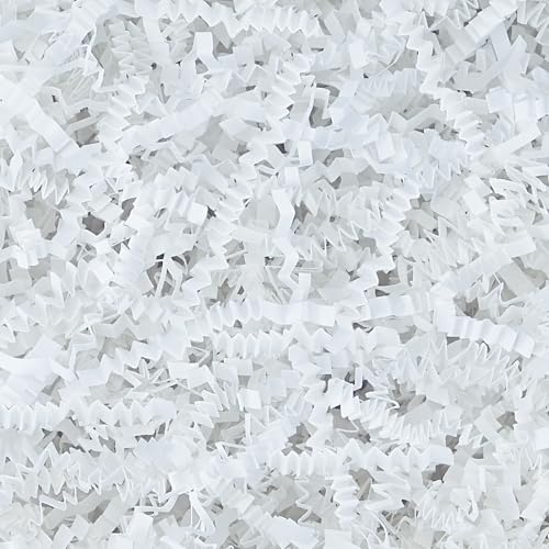 Raissily 1.5LB/700g Crinkle Cut Paper Shred Filler, Packing Grass Cushion Paper for Valentine's Day Wedding Birthday Anniv...