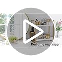 LEMIKKLE 2-Tier Wood Bathroom Counter Organizer with Basket,Waterproof Vanity Skincare Storage for Bathroom, Kitchen, Dresser