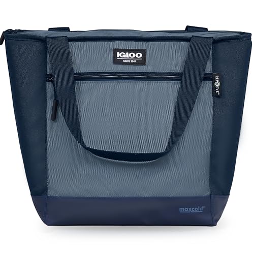 Igloo MaxCold Soft Coolers, Insulated Soft Sided Cooler Bag, Foldable Reusable & Leak Proof Food Grocery Bag, Portable Tra...