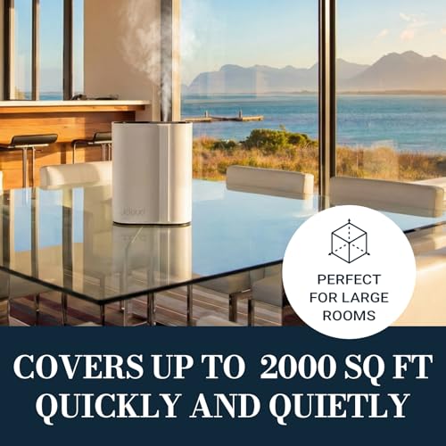 JCLOUD Hotel Scent Diffuser, Waterless Essential Oil Diffuser Cover Up to 2000 Sq Ft - HVAC Cold Air Scent Machine for Lar...