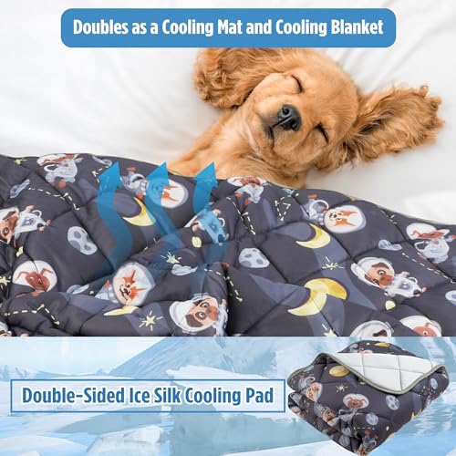 Paw Legend Dog Cooling Mat for Dogs Cat Cooling Pad for Dog Mat Blanket Summer Cool Tech Fabric Washable Sleeping Pad on K...
