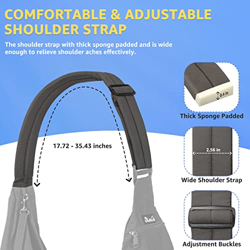 SlowTon Dog Carrier Sling - Thick Padded Shoulder Strap Adjustable Dog Carriers for Small Dogs, Puppy Carrier Purse for Pe...