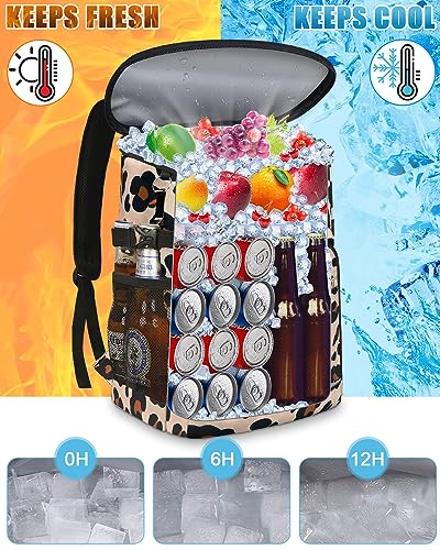 Cooler Backpack Insulated Leakproof Waterproof Backpack Cooler Bag 30/45 Cans, Large Capacity Lightweight Travel Camping B...