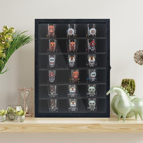 FramePro Shadow Box Frame Display Case 12x16 with Removable Shelves, Deep Memory Box Trinket Knick Knack Shelf Cabinet for...