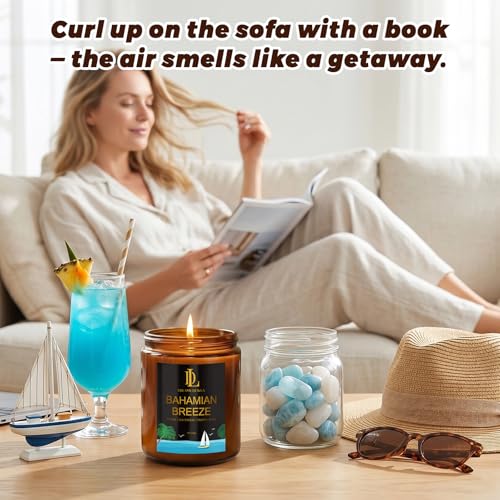Scented Candles Set, 4 Pack Soy Candles for Home Scented, Candle Gifts for Women Men, 28oz 200 Hours Burn, Scents of Pinea...