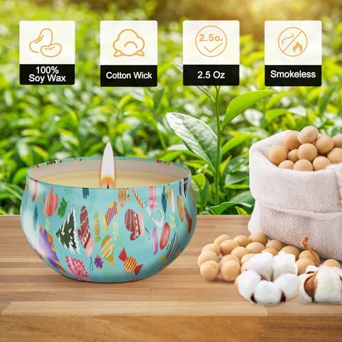 Christmas Candles Gifts Set for Women, Primevolve Scented Candles for 12 Bulk Home Aromatherapy, Strongly Fragrance Long L...