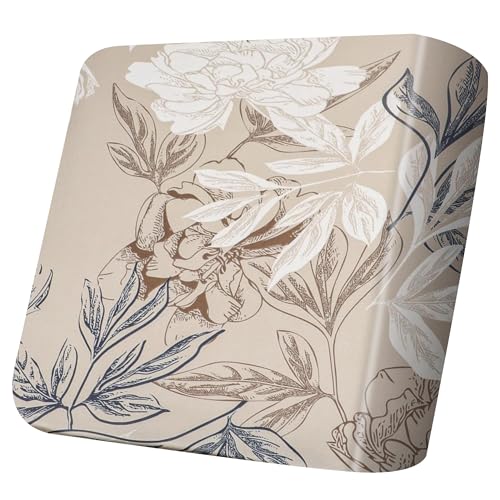 FORCHEER Printed Couch Cushion Cover Stretch Floral Sofa Seat Cushion Slipcover 19-26 Inch Non-Slip Washable (1PC,Style 4)