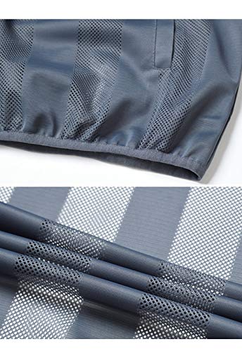 Flygo Men's Summer Casual Lightweight Breathable Mesh Cycling Travel Zip Vest