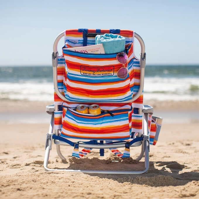 Tommy Bahama Backpack Cooler Beach Chairs - Sunset MS